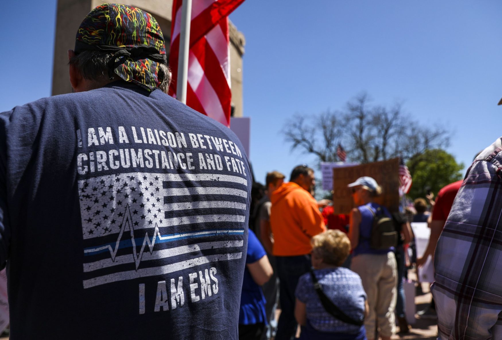 Citizens protest stay-home order